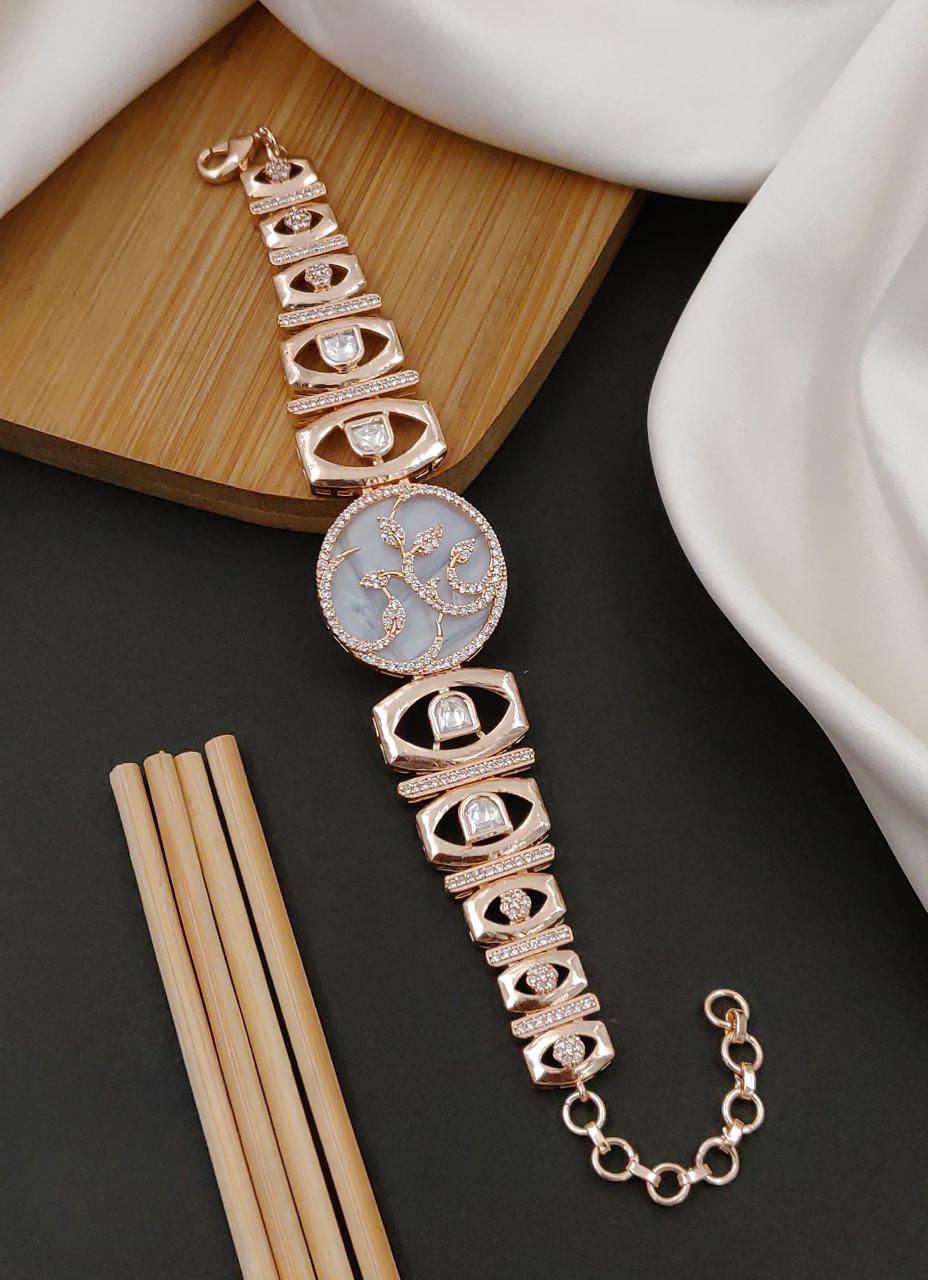 Elegant Square MOP Watch Bracelet