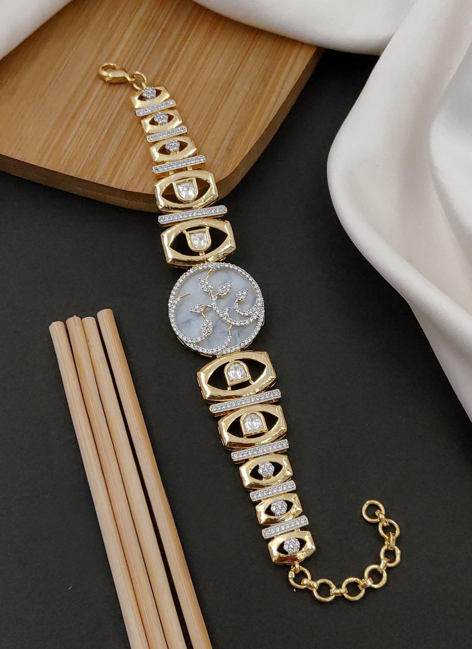 Elegant Square MOP Watch Bracelet