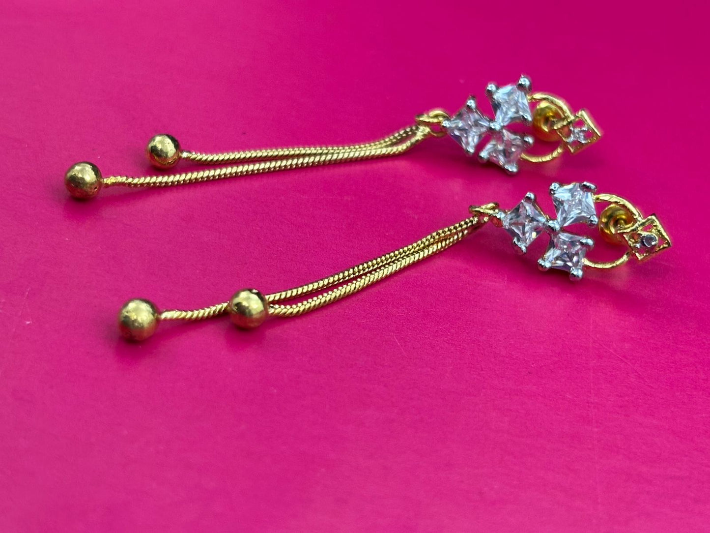 American Diamond Elegant Dangler Earrings