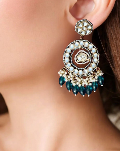 Meher Royal Blue Chandbalis