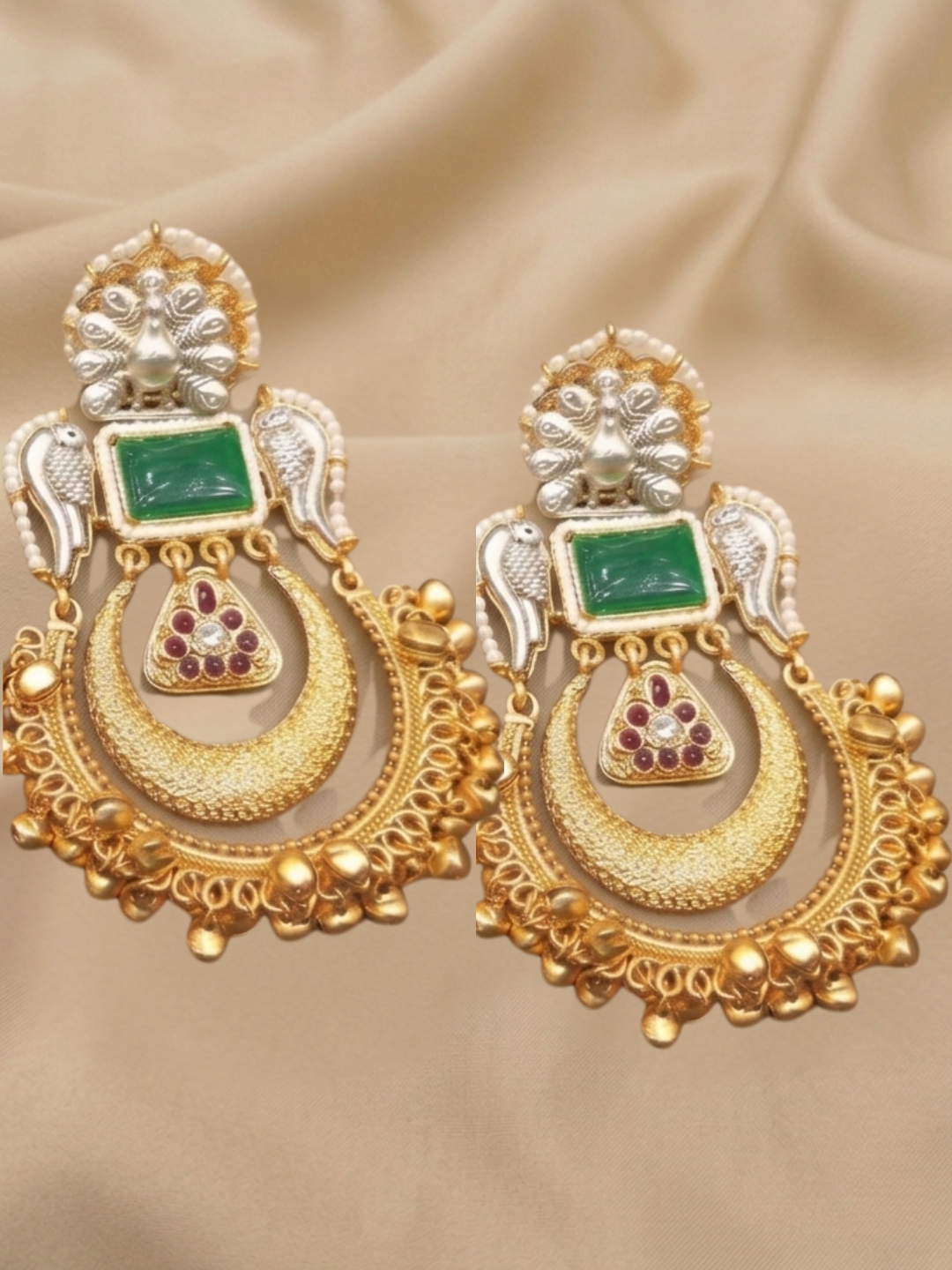 Gulmohar Kashmiri Earrings