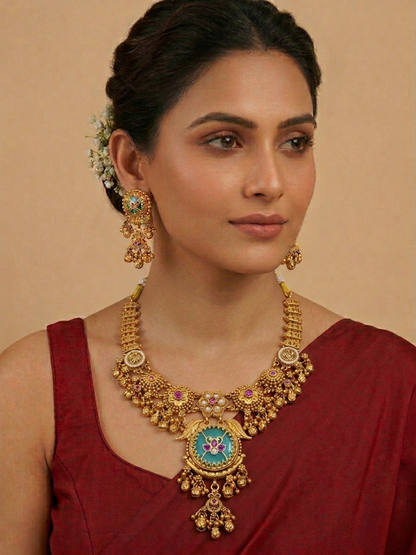 Pankhuri Rajwada Necklace Set