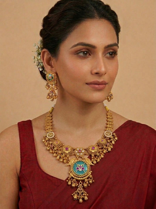 Pankhuri Rajwada Necklace Set