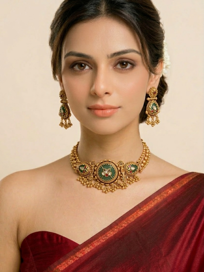 Raajsi Panna Choker set