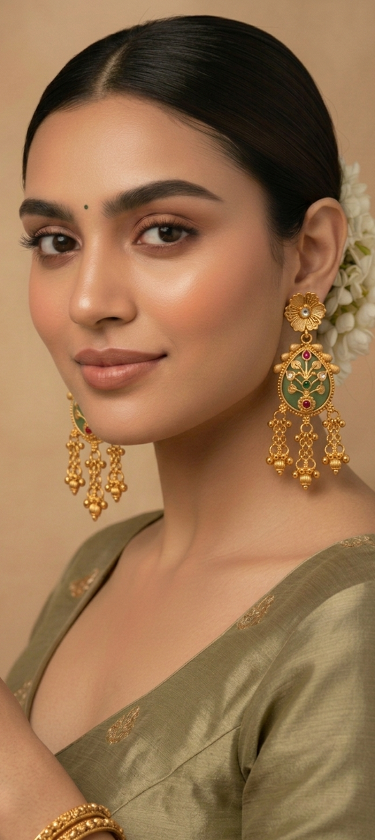 Inaya Regal Kashmiri Earrings