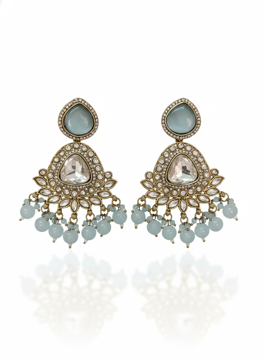 Mehfil Bloom Kundan Earrings