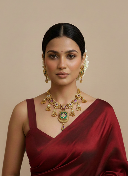 Aakshi Rajwada Necklace Set