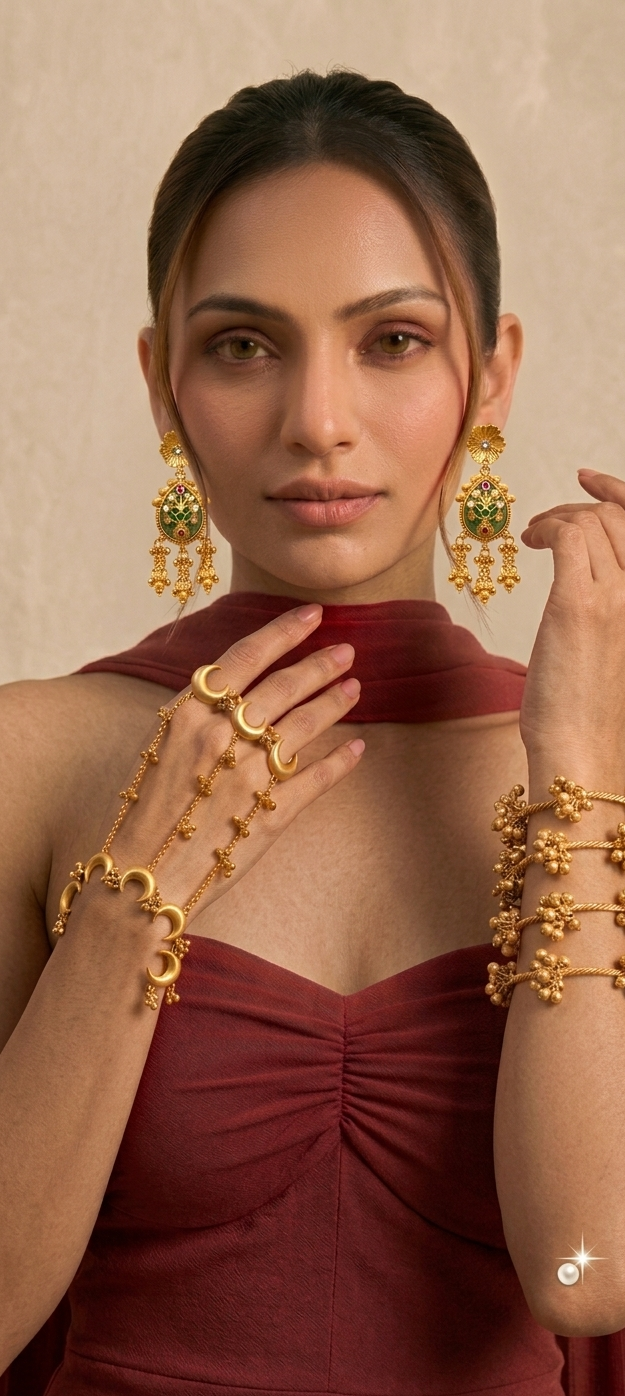 Inaya Regal Kashmiri Earrings