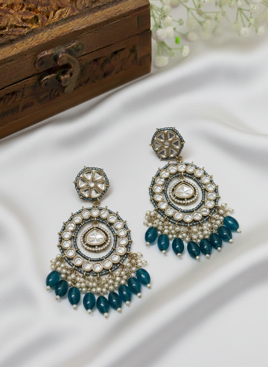 Meher Royal Blue Chandbalis
