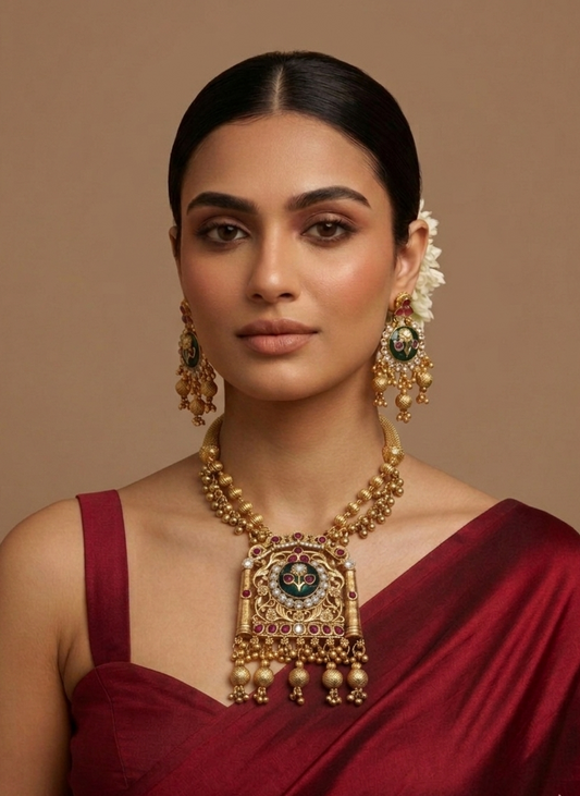 Padmavalli Temple Necklace Set