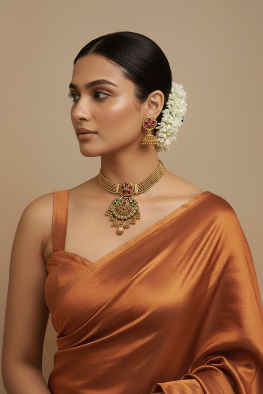 Rajwada Pushp Heritage Necklace Set