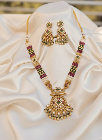 Rajraani Vaibhav Long  Haar Set