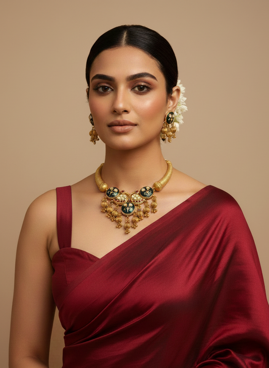 Meher Heritage Hasli Necklace Set