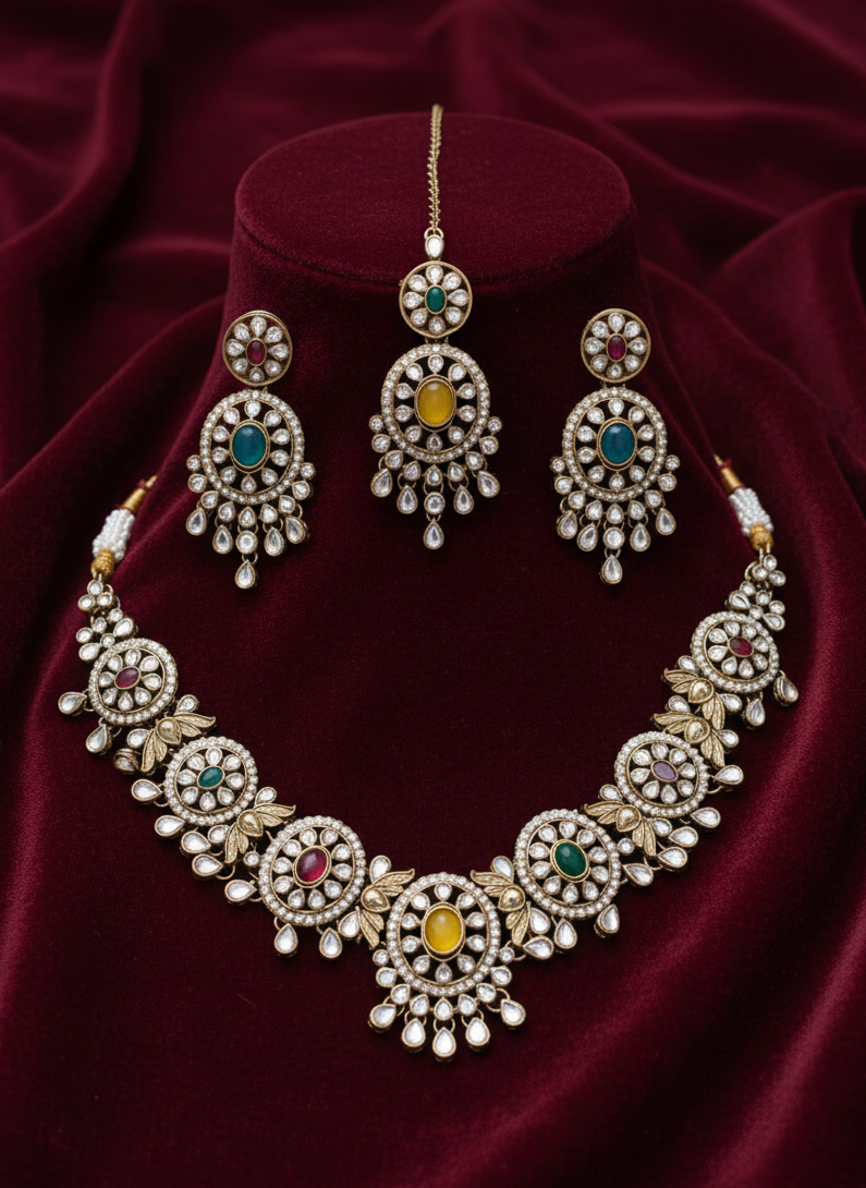 Navrang Kundan Haar Set