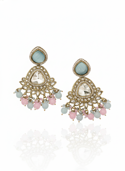 Mehfil Bloom Kundan Earrings