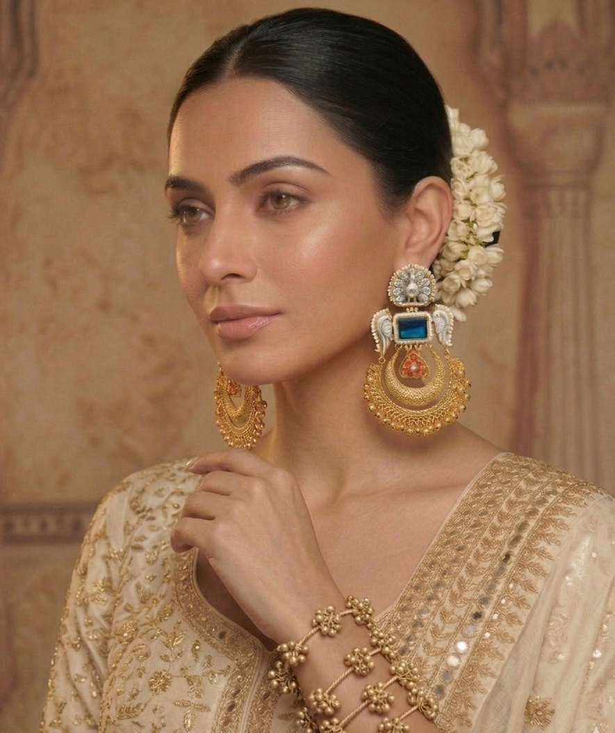 Gulmohar Kashmiri Earrings