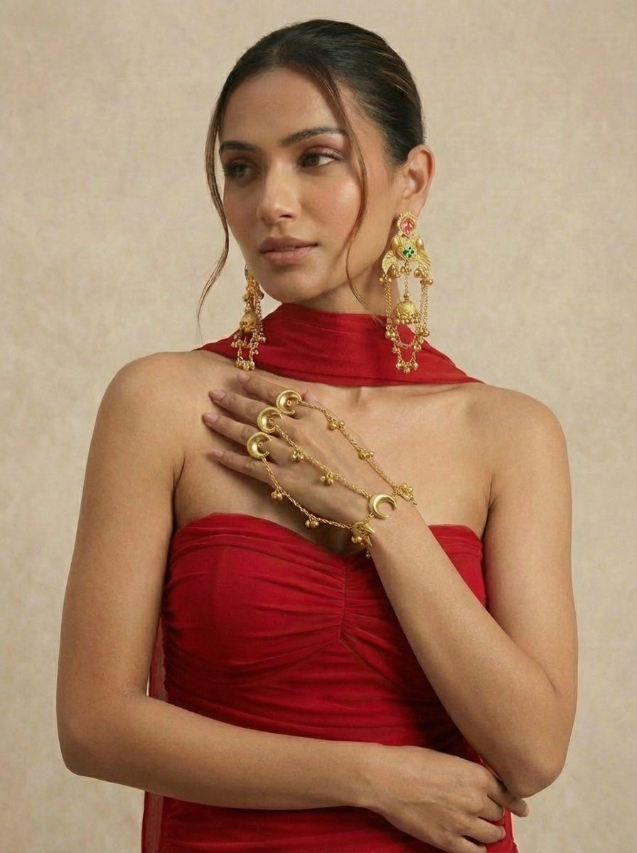 Rooh Kashmiri Jhumki Earrings