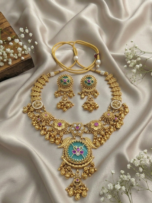 Pankhuri Rajwada Necklace Set