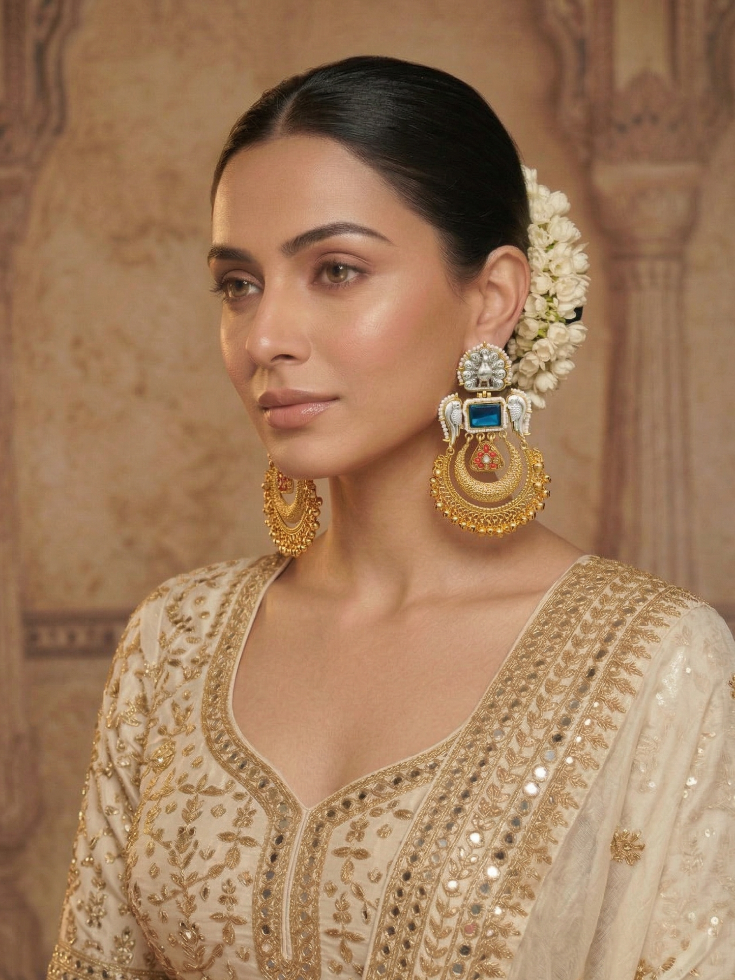 Gulmohar Kashmiri Earrings