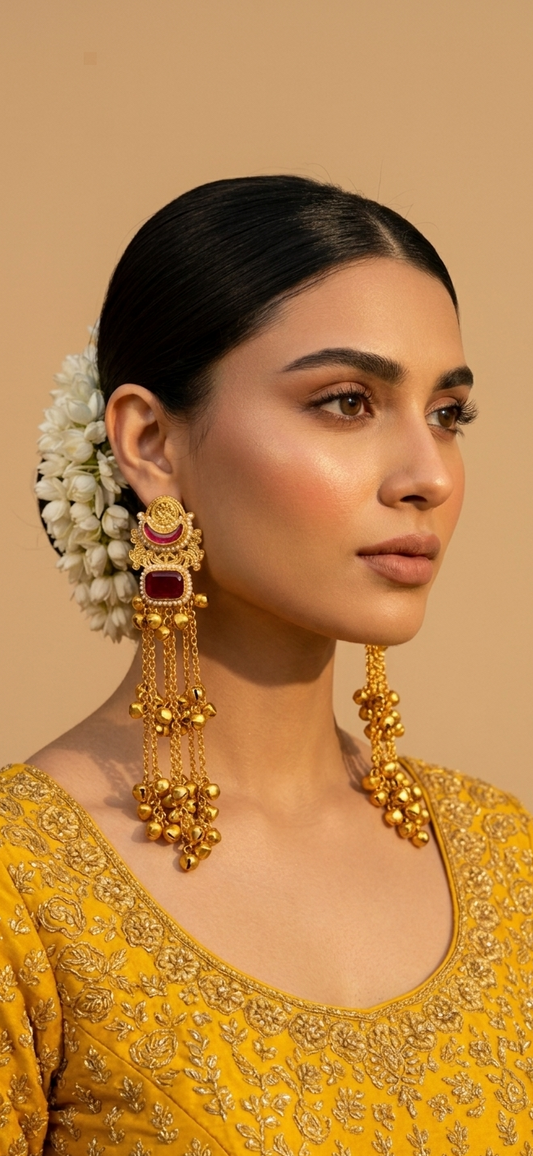Zehra Kashmiri Heritage Earrings