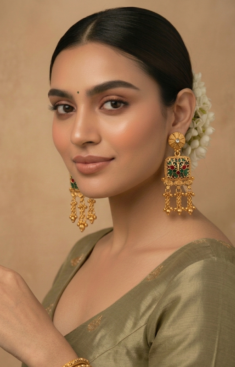 Naaz Mahal Kashmiri Earrings