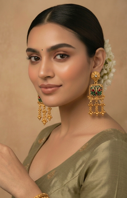 Naaz Mahal Kashmiri Earrings
