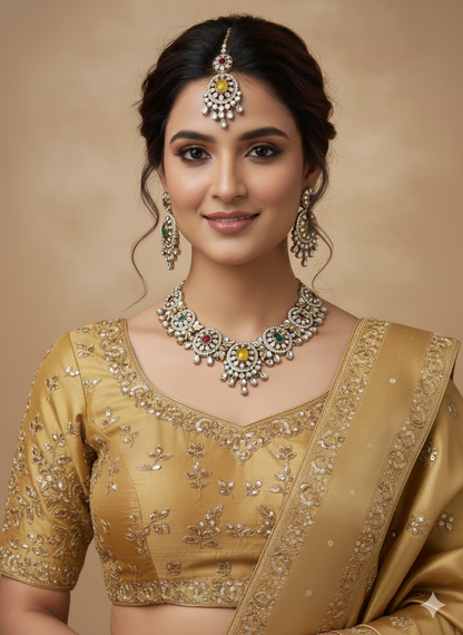 Navrang Kundan Haar Set