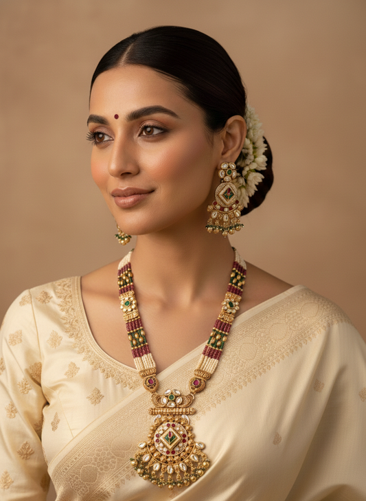 Rajraani Vaibhav Long Haar Set