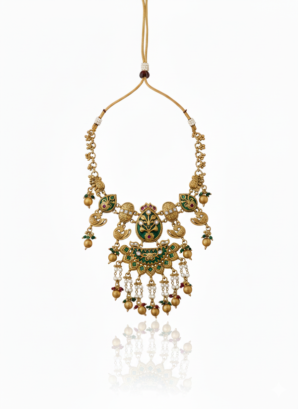 Padmahaar Jadau Temple Set