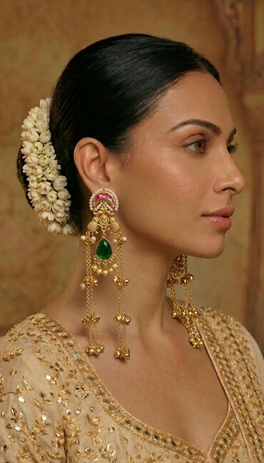 Zehra Kashmiri Heritage Earrings