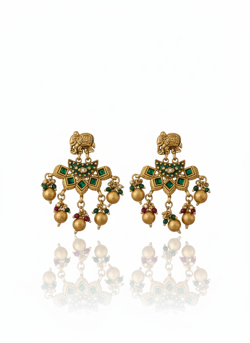 Padmahaar Jadau Temple Set