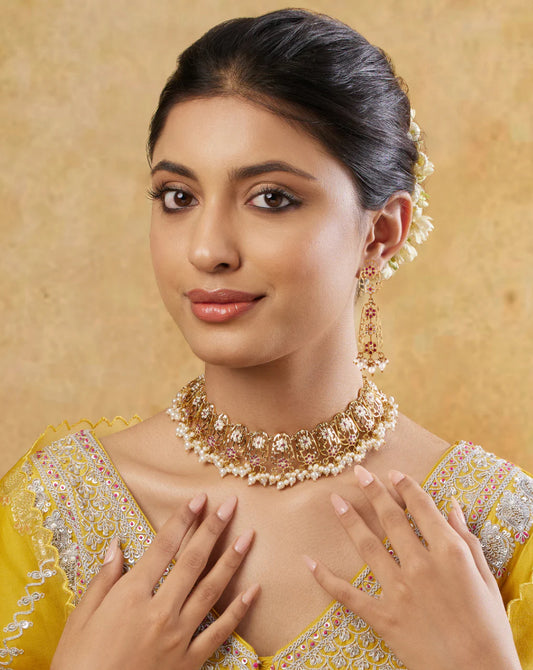 Rajamukhi Necklace Set