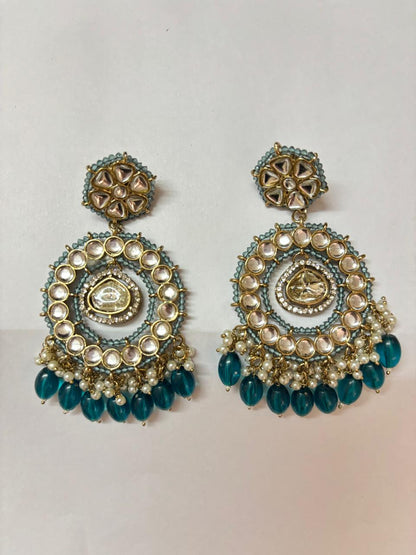 Meher Royal Blue Chandbalis