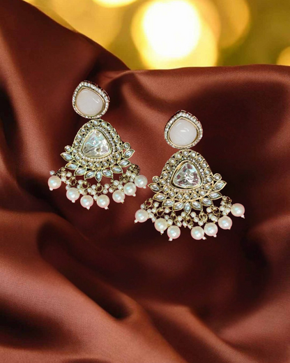 Mehfil Bloom Kundan Earrings