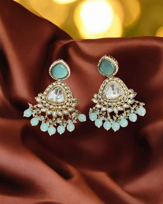 Mehfil Bloom Kundan Earrings
