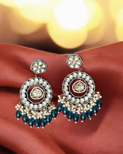 Meher Royal Blue Chandbalis