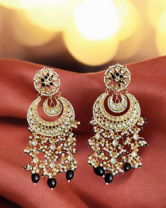 Aafreen Midnight Elegance Chandbalis