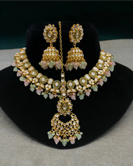 Sitara Pastel Kundan Choker Set