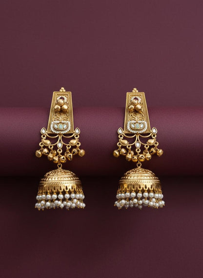 Aradhya Pearl Jhumka Earrings