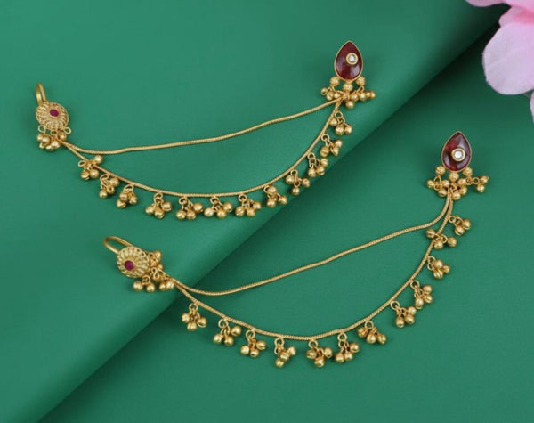 Zehra Kashmiri Brass Earchain