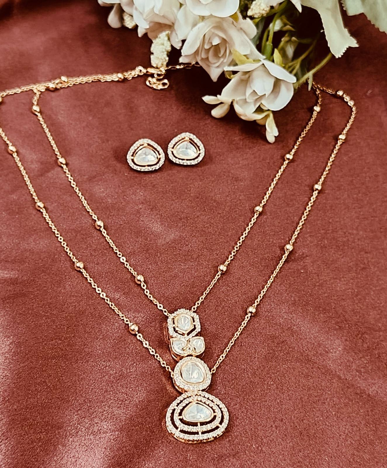 Royal Tyaani Kundan Necklace Set